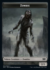 Zombie // Angel Double-Sided Token [Double Masters 2022 Tokens] | Pandora's Boox
