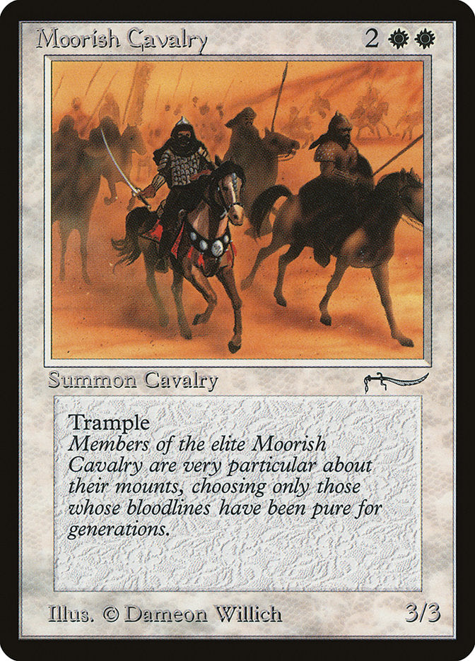 Moorish Cavalry (Light Mana Cost) [Arabian Nights] | Pandora's Boox
