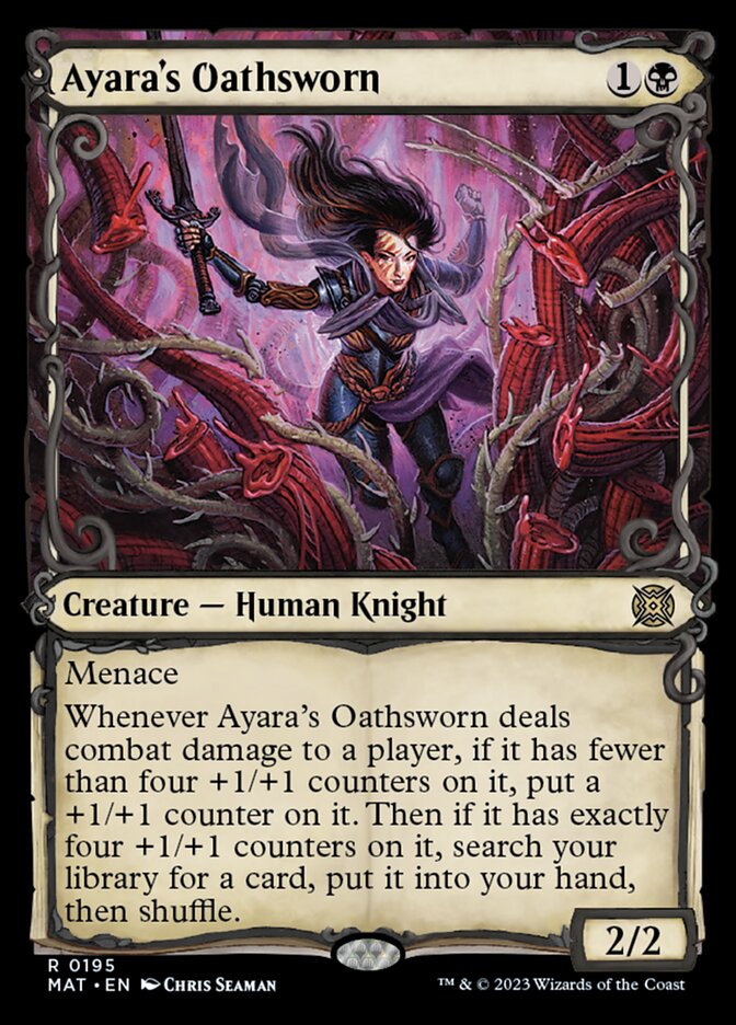 Ayara's Oathsworn (Showcase Halo Foil) [March of the Machine: The Aftermath] | Pandora's Boox