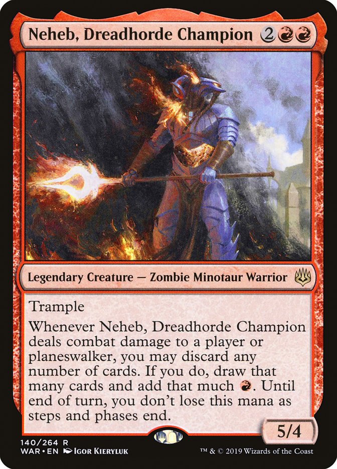 Neheb, Dreadhorde Champion [War of the Spark] | Pandora's Boox
