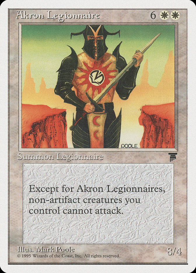 Akron Legionnaire [Chronicles] | Pandora's Boox