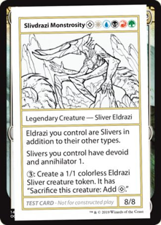 Slivdrazi Monstrosity (2021 Edition) [Mystery Booster Playtest Cards] | Pandora's Boox