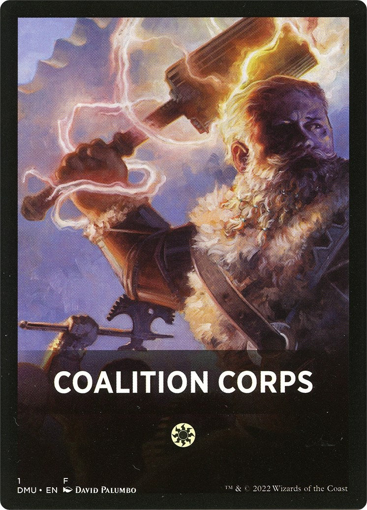 Coalition Corps Theme Card [Dominaria United Tokens] | Pandora's Boox