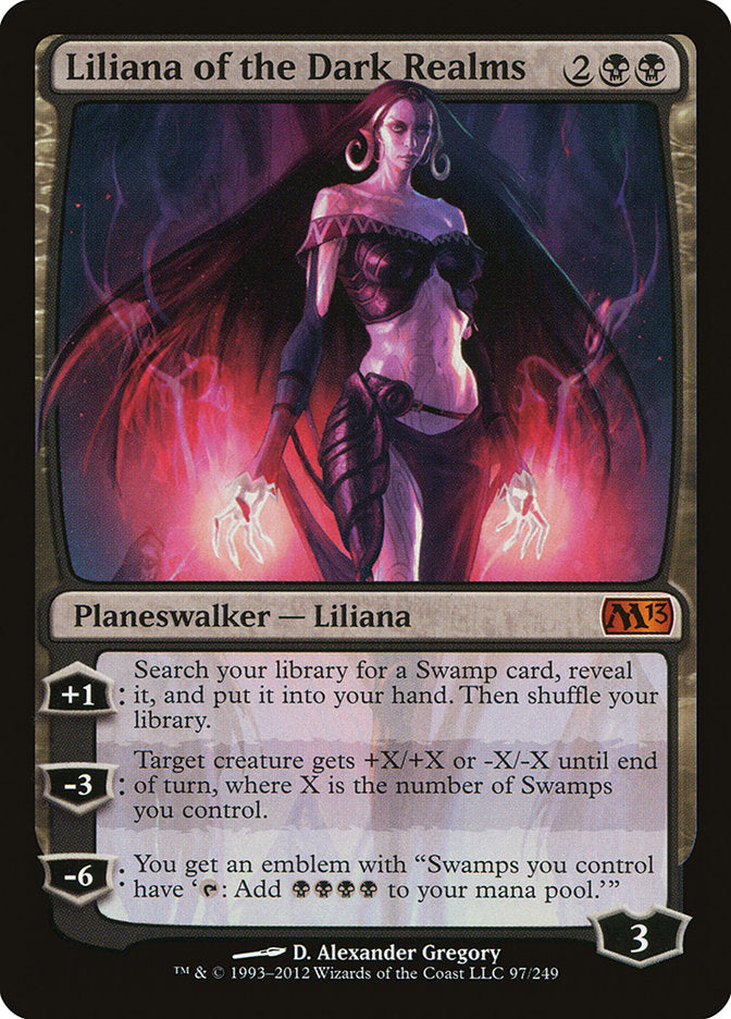 Liliana of the Dark Realms [Magic 2013] | Pandora's Boox