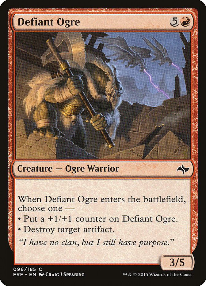 Defiant Ogre [Fate Reforged] | Pandora's Boox