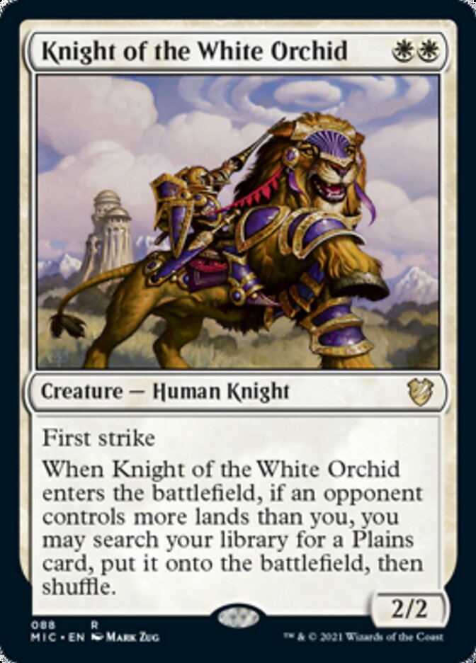 Knight of the White Orchid [Innistrad: Midnight Hunt Commander] | Pandora's Boox