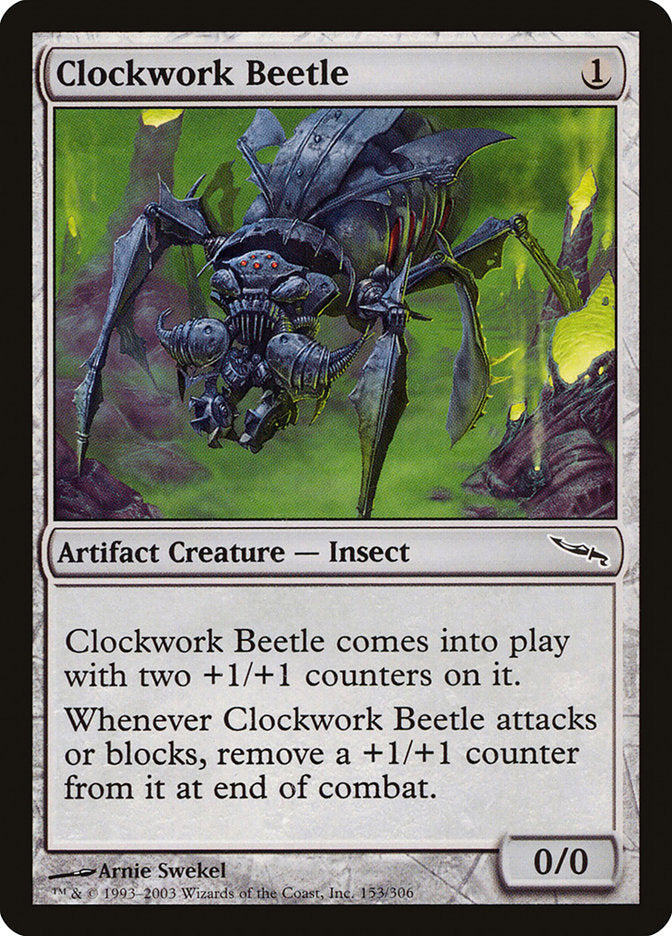 Clockwork Beetle [Mirrodin] | Pandora's Boox