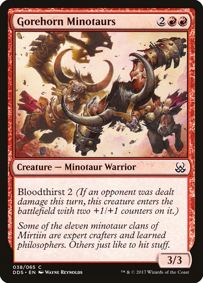Gorehorn Minotaurs [Duel Decks: Mind vs. Might] | Pandora's Boox