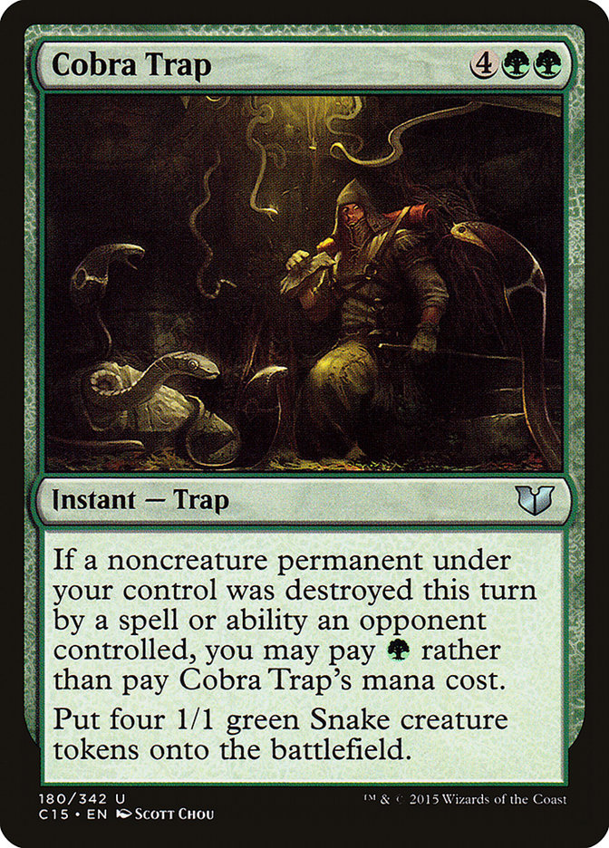Cobra Trap [Commander 2015] | Pandora's Boox