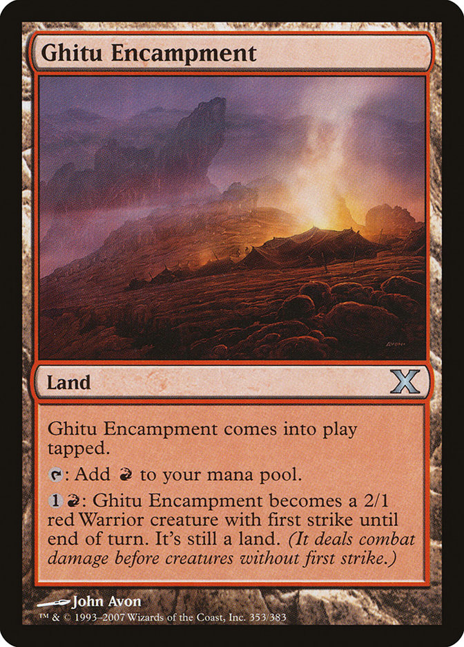 Ghitu Encampment [Tenth Edition] | Pandora's Boox