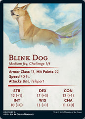 Blink Dog Art Card [Dungeons & Dragons: Adventures in the Forgotten Realms Art Series] | Pandora's Boox