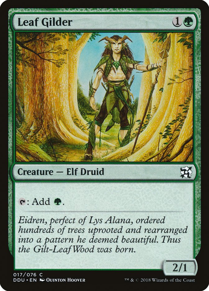 Leaf Gilder [Duel Decks: Elves vs. Inventors] | Pandora's Boox