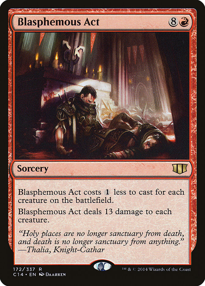Blasphemous Act [Commander 2014] | Pandora's Boox