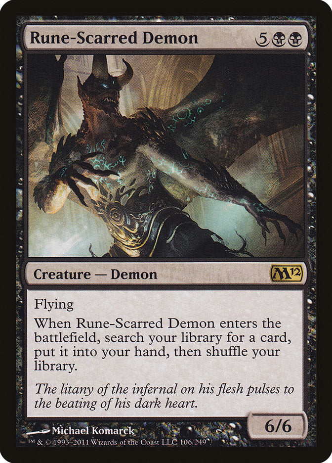 Rune-Scarred Demon [Magic 2012] | Pandora's Boox