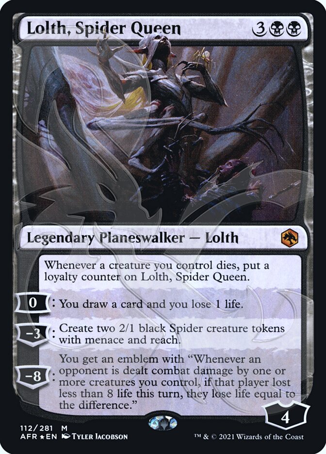 Lolth, Spider Queen (Ampersand Promo) [Dungeons & Dragons: Adventures in the Forgotten Realms Promos] | Pandora's Boox