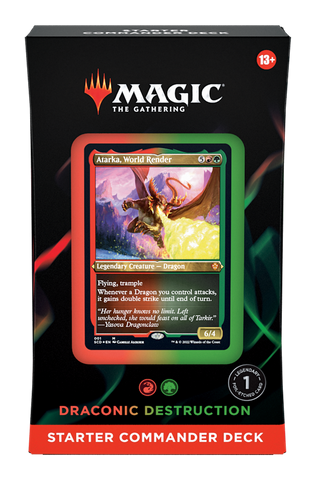 Commander Starter Deck: Draconic Destruction (one per customer)