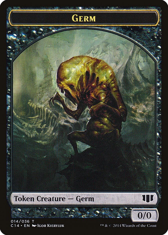 Stoneforged Blade // Germ Double-Sided Token [Commander 2014 Tokens] | Pandora's Boox