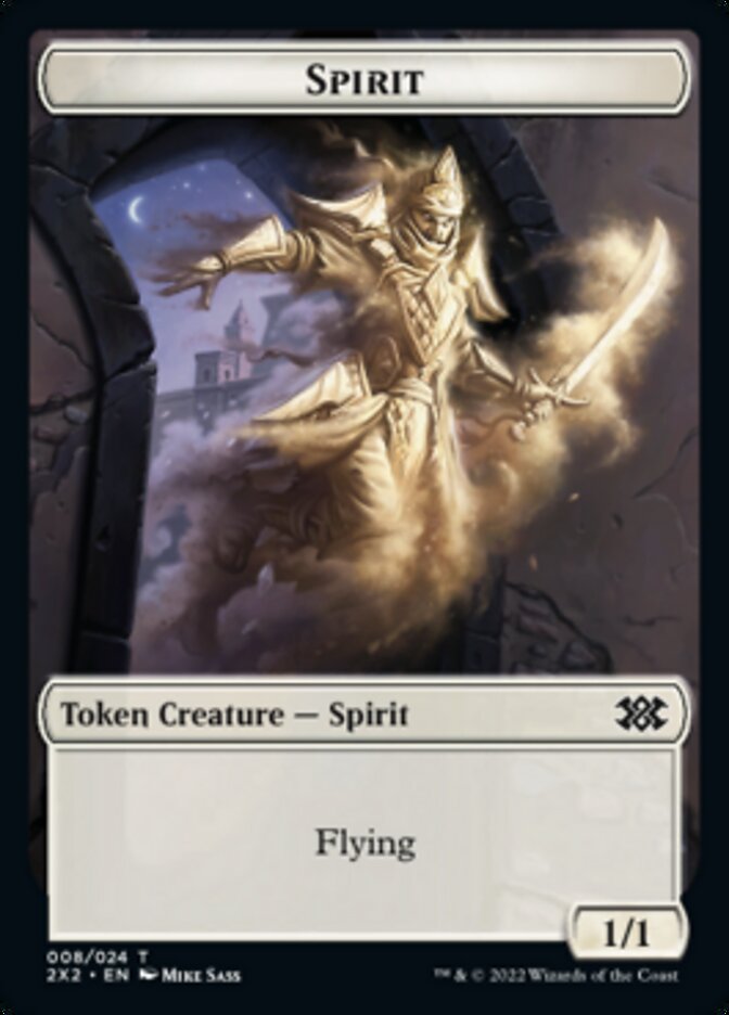 Spirit Token (008) [Double Masters 2022 Tokens]