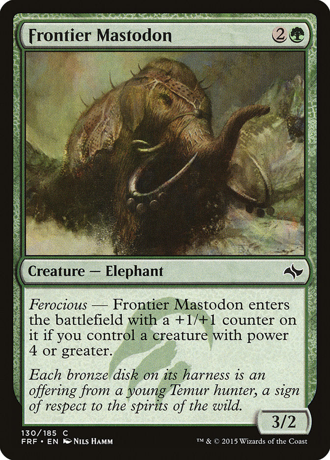 Frontier Mastodon [Fate Reforged] | Pandora's Boox