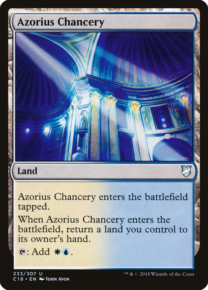 Azorius Chancery [Commander 2018] | Pandora's Boox