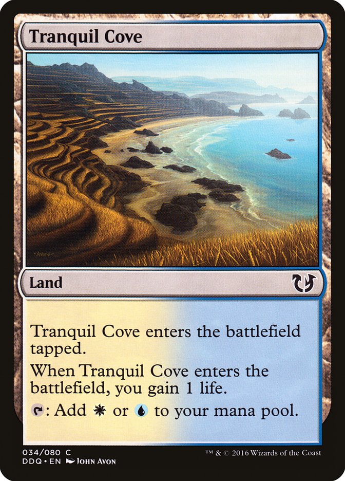Tranquil Cove [Duel Decks: Blessed vs. Cursed] | Pandora's Boox