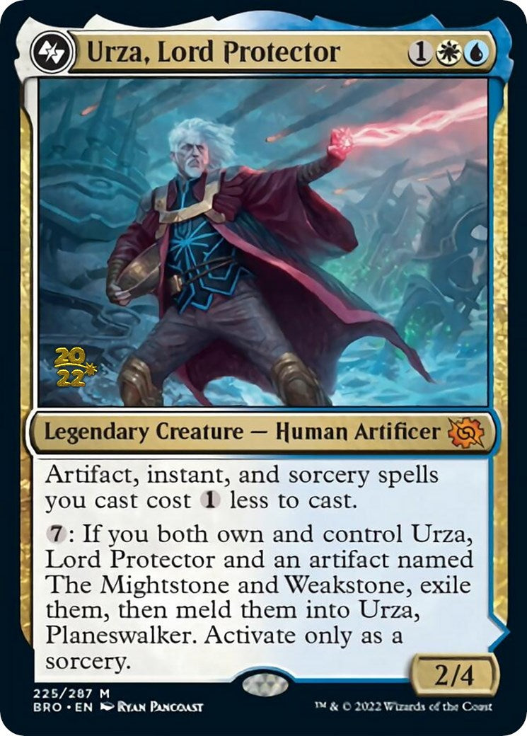 Urza, Lord Protector [The Brothers' War Prerelease Promos] | Pandora's Boox