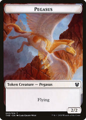 Human Soldier // Pegasus Double-Sided Token [Theros Beyond Death Tokens] | Pandora's Boox