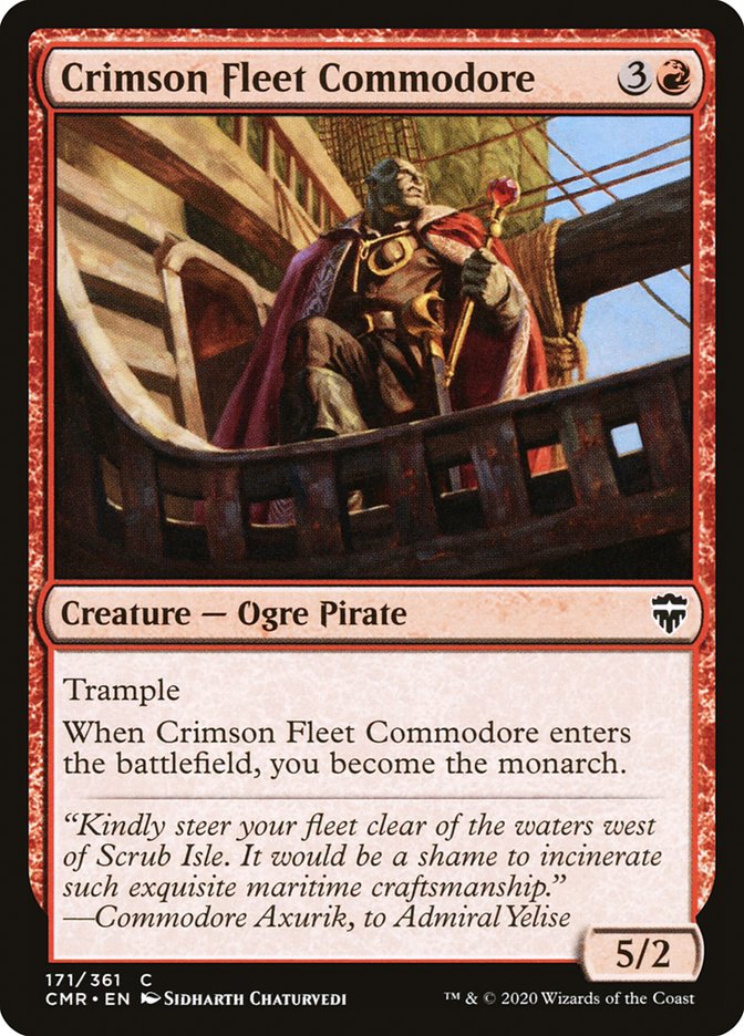 Crimson Fleet Commodore [Commander Legends] | Pandora's Boox