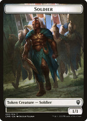 Soldier // Thrull Double-Sided Token [Commander Legends Tokens] | Pandora's Boox