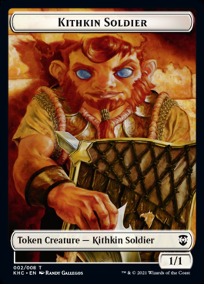 Kithkin Soldier Token [Kaldheim Commander Tokens] | Pandora's Boox