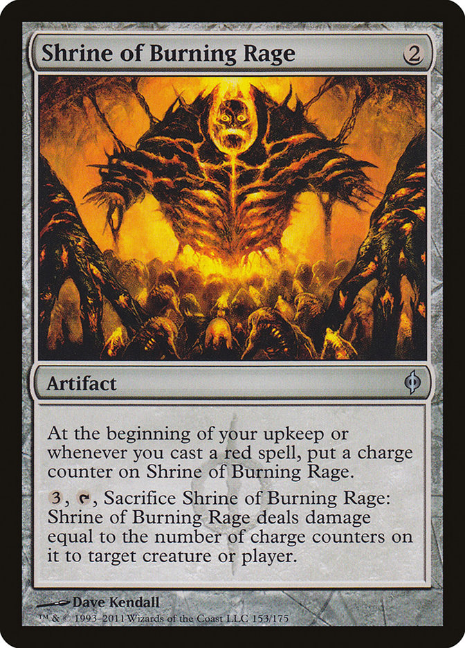 Shrine of Burning Rage [New Phyrexia] | Pandora's Boox