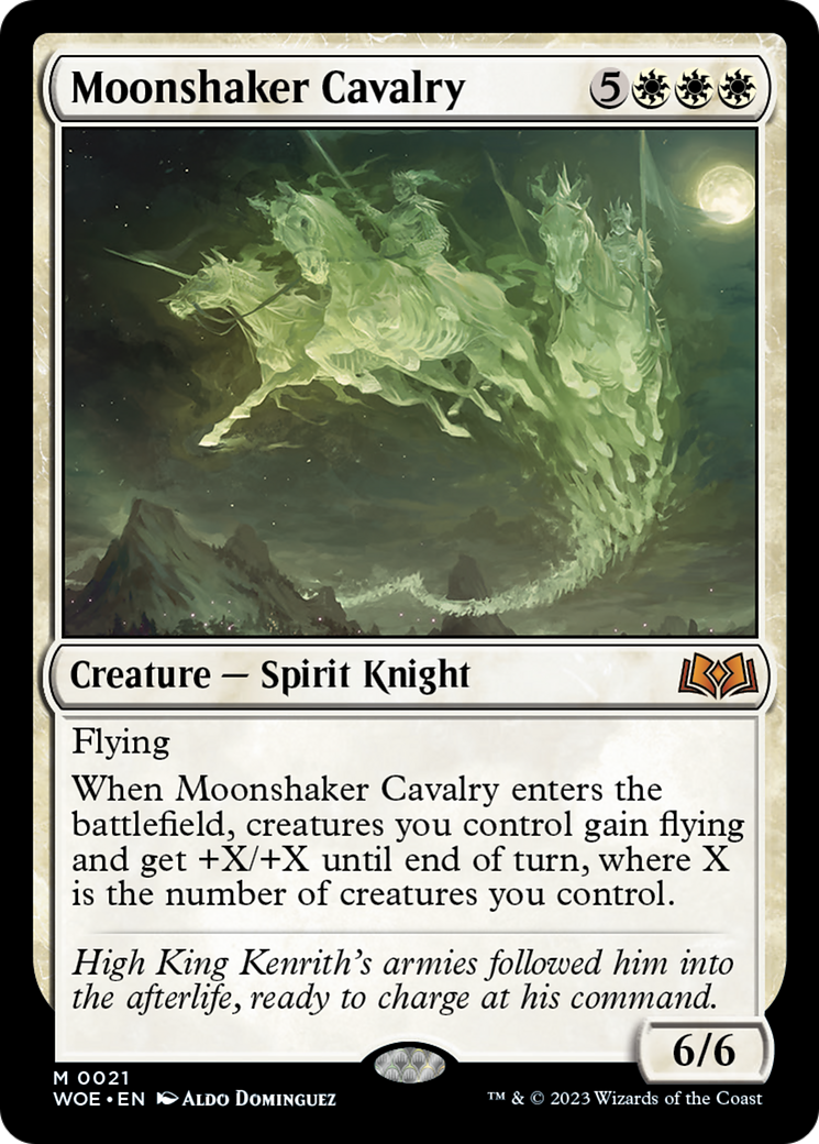 Moonshaker Cavalry [Wilds of Eldraine] | Pandora's Boox