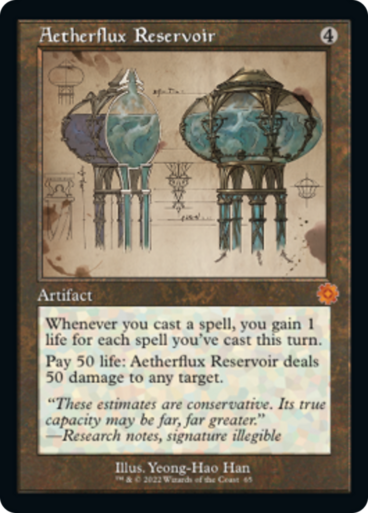 Aetherflux Reservoir (Retro Schematic) [The Brothers' War Retro Artifacts] | Pandora's Boox