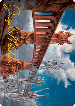 Silverbluff Bridge Art Card (Gold-Stamped Signature) [Modern Horizons 2 Art Series] | Pandora's Boox