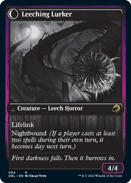 Curse of Leeches // Leeching Lurker [Innistrad: Double Feature] | Pandora's Boox