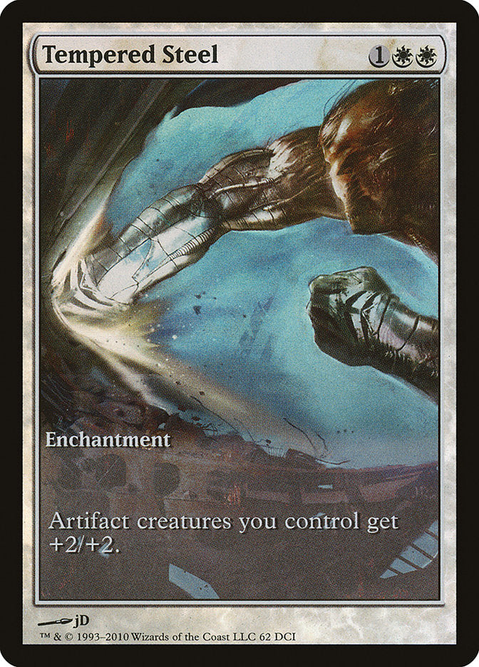 Tempered Steel (Game Day) (Extended Art) [Scars of Mirrodin Promos] | Pandora's Boox