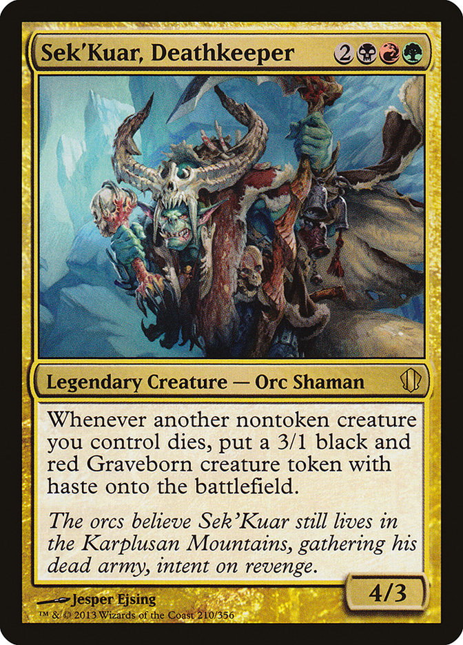 Sek'Kuar, Deathkeeper [Commander 2013] | Pandora's Boox
