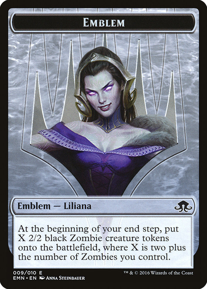Liliana, the Last Hope Emblem [Eldritch Moon Tokens] | Pandora's Boox