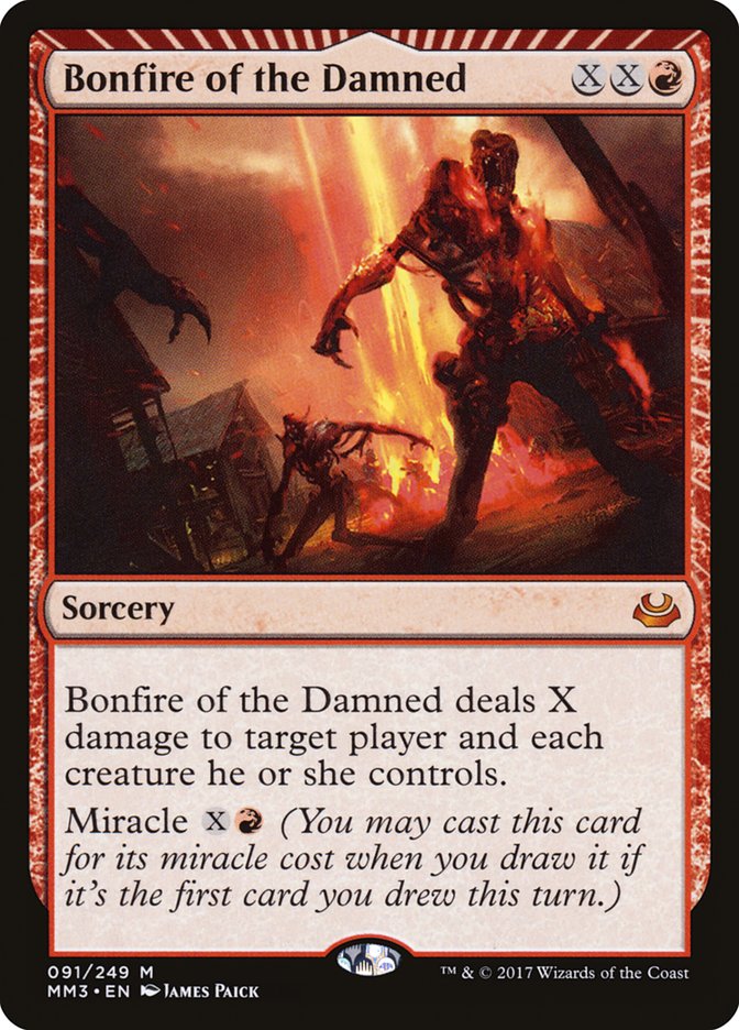 Bonfire of the Damned [Modern Masters 2017] | Pandora's Boox