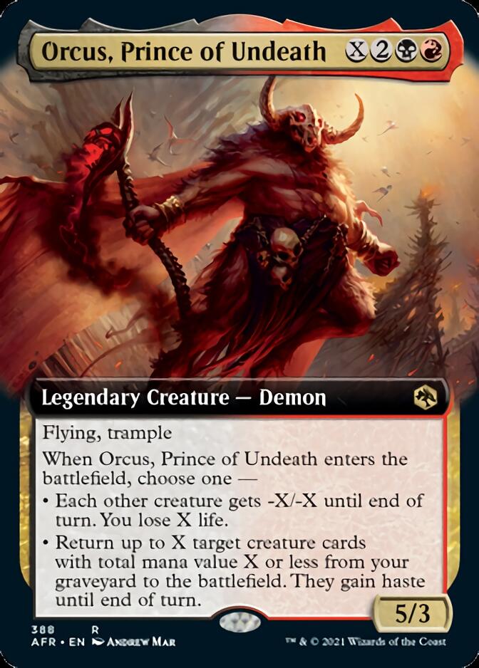 Orcus, Prince of Undeath (Extended Art) [Dungeons & Dragons: Adventures in the Forgotten Realms] | Pandora's Boox