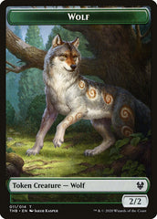 Satyr // Wolf Double-Sided Token [Theros Beyond Death Tokens] | Pandora's Boox