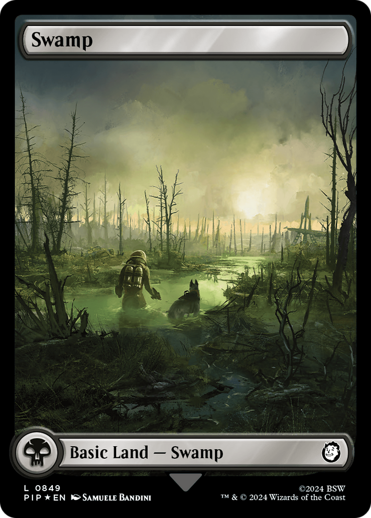 Swamp (0849) (Surge Foil) [Fallout] | Pandora's Boox