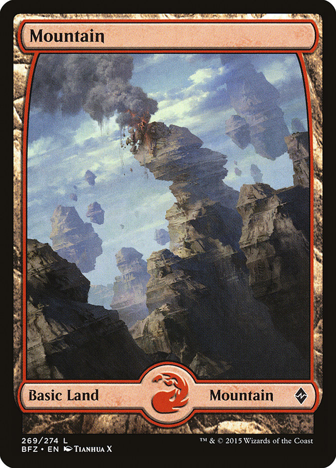 Mountain (269) (Full Art) [Battle for Zendikar] | Pandora's Boox