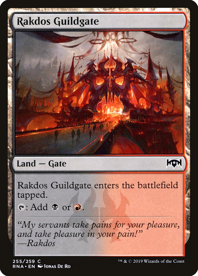 Rakdos Guildgate (255/259) [Ravnica Allegiance] | Pandora's Boox