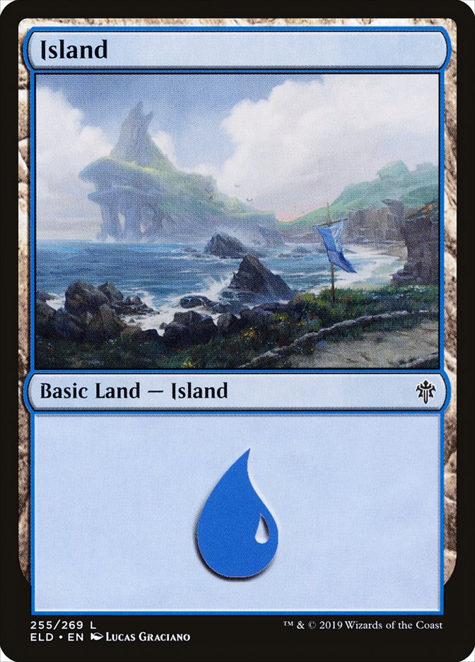 Island (255) [Throne of Eldraine] | Pandora's Boox