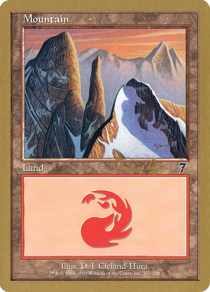 Mountain (337) (Tom van de Logt) [World Championship Decks 2001] | Pandora's Boox