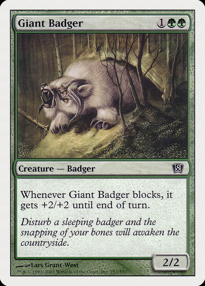 Giant Badger [Eighth Edition] | Pandora's Boox