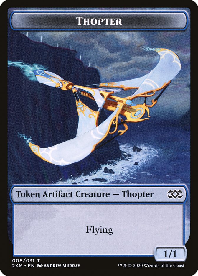 Copy // Thopter (008) Double-Sided Token [Double Masters Tokens] | Pandora's Boox