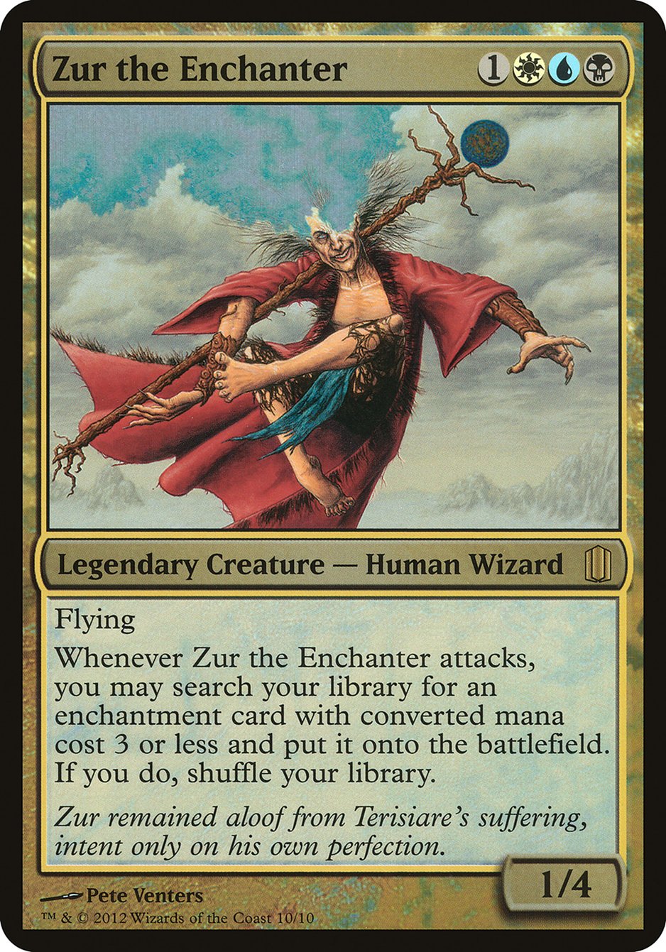 Zur the Enchanter (Oversized) [Commander's Arsenal Oversized] | Pandora's Boox