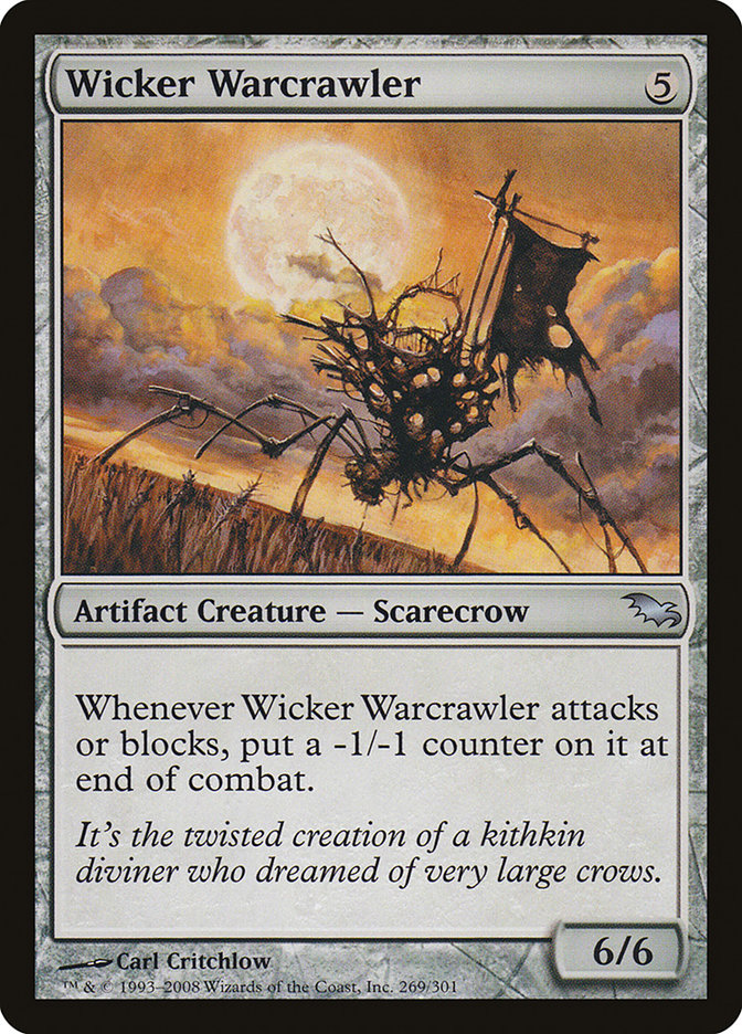 Wicker Warcrawler [Shadowmoor] | Pandora's Boox